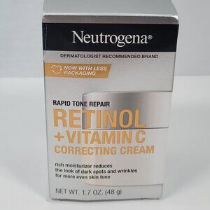 Neutrogena Rapid Tone Repair Retinol + Vitamin C Correcting Cream 1.7 Oz NIB